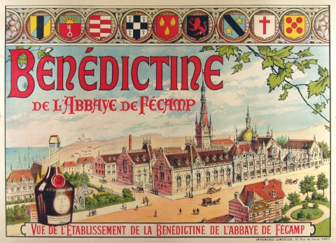 benedictine vintage poster